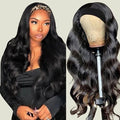 Miss Lee Headband Wig for Black Women 14 Inch Body Wave Human Hair Glueless