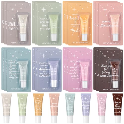 Appreciation Christmas Lip Balm Set - 24 Pcs Gratitude Gifts for Coworkers