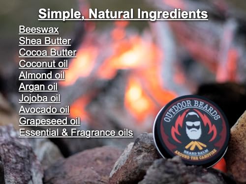 Outdoor Beards Under the Stars Beard Balm - 2 oz Nourishing Moisturizer for Men
