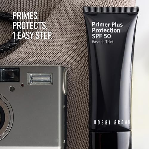 Bobbi Brown Primer Plus Protection Broad Spectrum SPF 50 | Protective Face & Makeup Primer, 1.4 Fl Oz