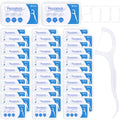 2000 Count Dental Floss Picks with Travel Case - Oral Care Flossers for Family & On-the-Go