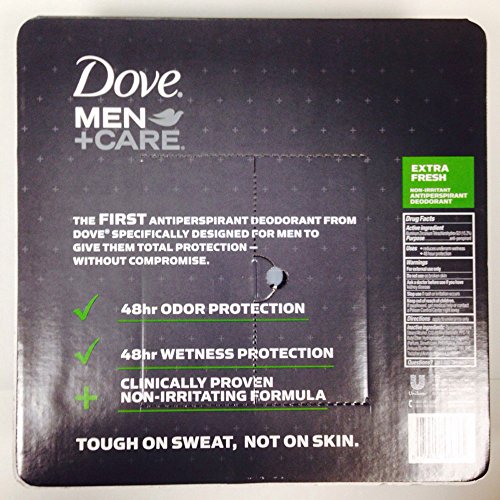 Dove Men Care Deodorant Extra Fresh Pack of 5 - 2.7 oz Each with 2.7oz Variation