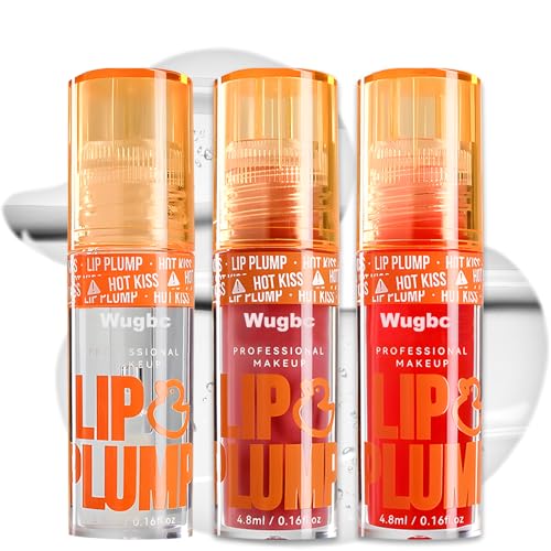 Lip Gloss | Long-Lasting, Moisturizing, Plumping, Revitalizing for Dry Lips, Waterproof, No Peel Off, Hydrating, Nourishing Crystal Clear£¨4pcs£©