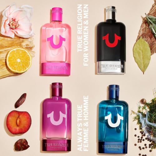 True Religion Women's Eau De Parfum Spray 3.4 Fl Oz - Pink Bottle - Variation of THIS listing