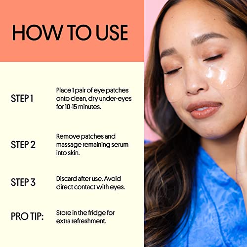 Winky Lux Wakey Wakey Hydrogel Under Eye Patches - Brighten & Depuff