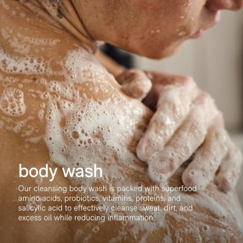 Men's Body Wash with Salicylic Acid & Exfoliating Mandelic Acid, 13.5 oz