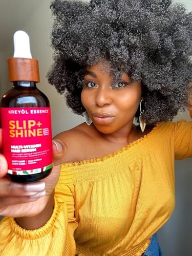 Kreyol Essence 2 Fl Oz Hair Serum with Moringa & Black Castor Oil - Protect & Shine