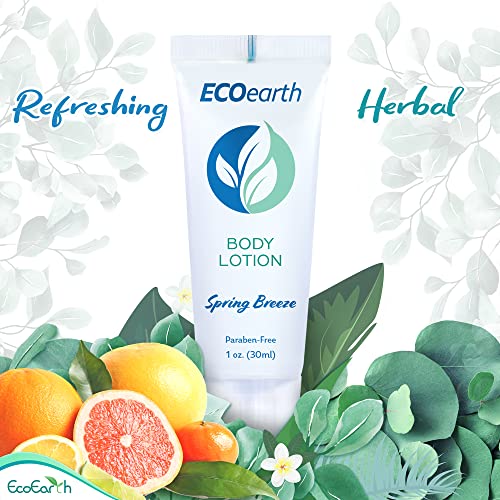 Travel Size Lotion 1 fl oz - 100 Pack Spring Breeze Scent - EcoEarth