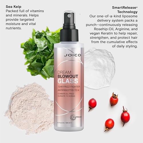 Dream Blowout Glass 72-Hour Frizz Fighter | Humidity Control | Glass-Like Shine | Hydrate & Smooth | For Most Hair Types