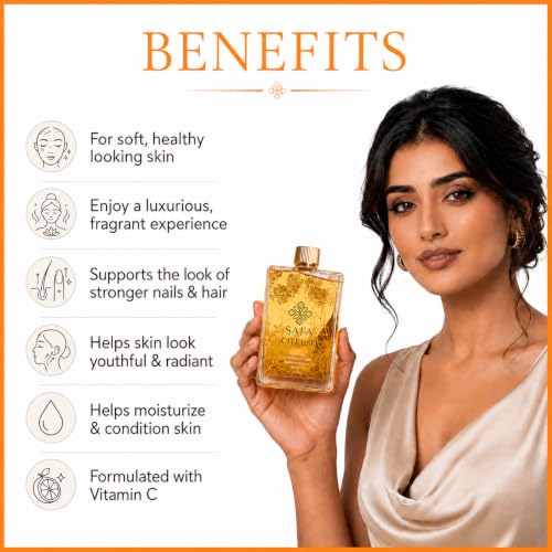 Citrusé Body Oil - Vitamin C & E Organic Citrus Scented Skin, Hair & Nails Oil