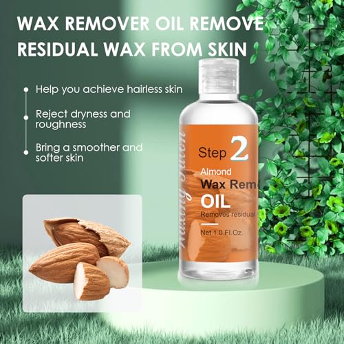 Mini Pre Wax Spray and After Wax Spray, Triple-bottle Set After Wax Care with Pre Wax Cleanser, Wax Remover Oil and Skin Soother Organic Aloe Vera Gel for Sensitive Skin
