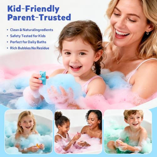 Kids Jungle Bath Bombs with Surprise Animal Toys - Safe, Fun Gift Set