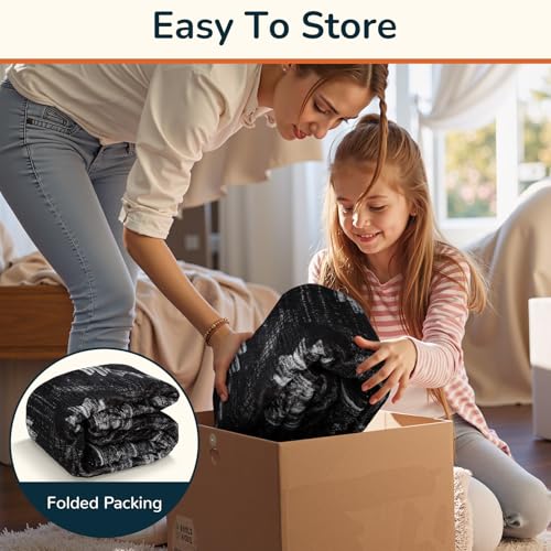 8x10 Black Washable Area Rug for Living Room & Bedroom - Ultra Soft, Non-Slip, Pet Friendly