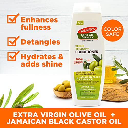 Palmer's Olive Oil Hair Conditioner Pack of 2 - Replenishing Frizz Control, 13.5 oz