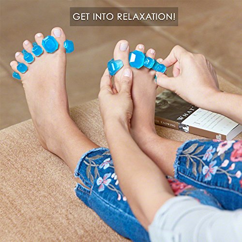 YogaToes GEMS Gel Toe Stretcher & Separator - Small Pack of 1 Pair, America’s Foot Care Choice