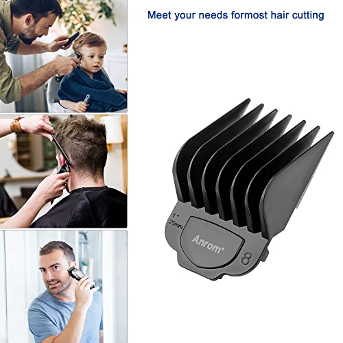Magnetic Clipper Guards Comb for Andis Master Clippers - Black - 10 Sizes