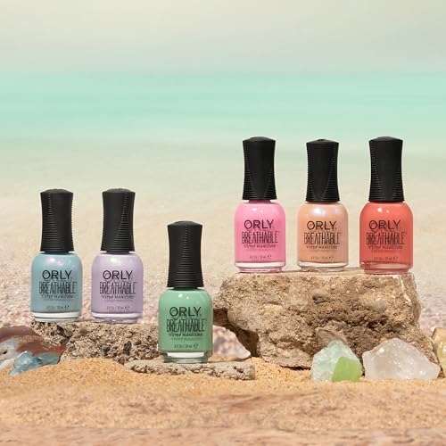 Orly Breathable Nail Polish Shore Thing | Light Blue Polish From Tide & Seek Spring & Summer Collection | Milky, Glass-Like Finish | Long-Lasting Wear, Chip Resistant | Vegan & Cruelty-Free (18ML)