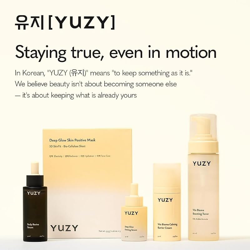Deep Glow Sheet Mask with Yuzy Peptide & Yuzu Extract - 33g x5