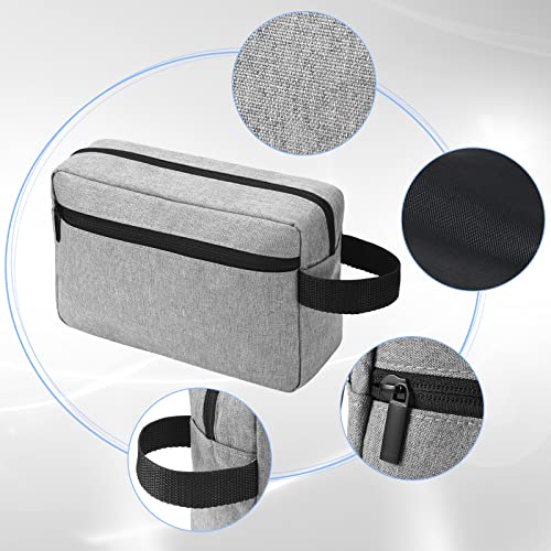 Sanwuta 8 Pcs Travel Toiletry Bag for Men Waterproof Grooming Bag Portable Cosmetic Storage Makeup Pouch Organizer with Large Capacity Groomsmen Gifts for Wedding Day