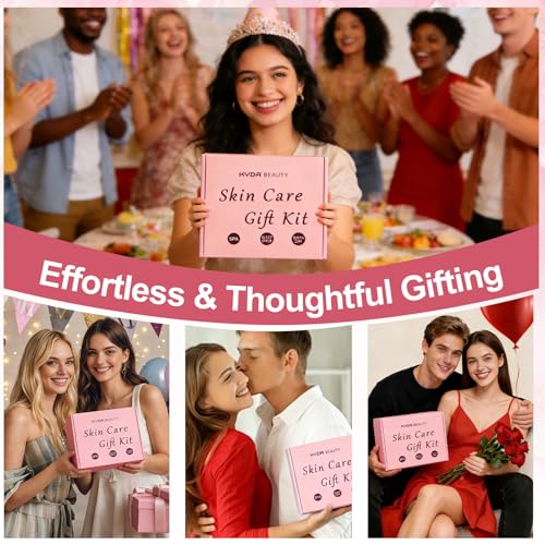 KYDA 132PCS SPA Party Supplies for Women, Include Face Masks, Hand Cream, Lip Balm, Under Eye Patches, Lip Mask, Foot Bath Bomb, Hair Tie and Hair Band, Spa Birthday Sleepover Party Supplies for Girl