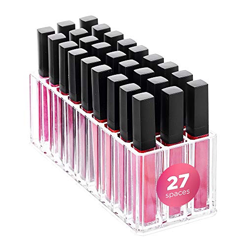FAJ Acrylic Makeup Organizer with 27 Compartments for Vanity & Drawer Storage