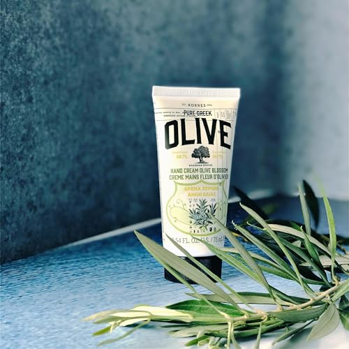 KORRES Olive Blossom Hand Cream - Nourishing & Hydrating Moisturizer 2.54 Oz