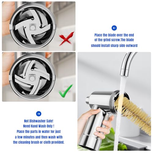 All Stainless Steel Meat Grinder Attachments for KitchenAid Mixers - Versatile & Durable