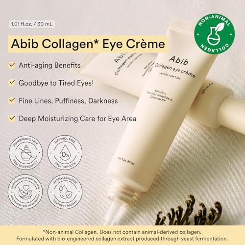 Under Eye Care Duo - Vegan Collagen Eye Patches & Cream for Puffy Eyes & Dark Circles