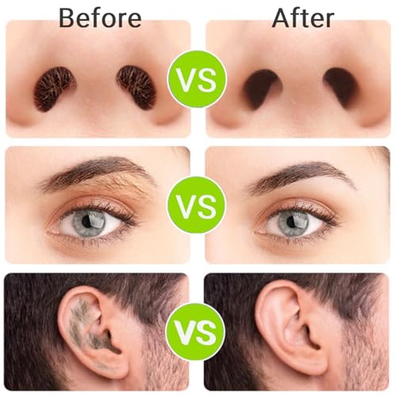 100 Pcs Nose Wax Sticks, Plastic Nose Hair Wax Applicator Stick with Disposable Spatulas for Men Women Eyebrows Ears Nose Hair Removal