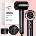Ella Bella Compact Plasma Hair Dryer Black - Rapid Drying & Quiet Styling