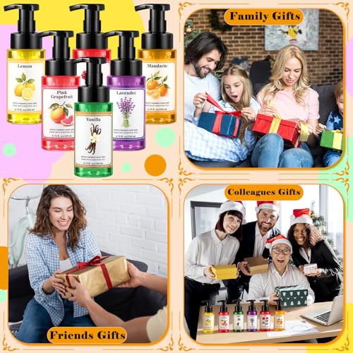 6 Pack Foaming Hand Soap with Pump - Fresh Scent, 8.75 Fl Oz Each - Holiday Set
