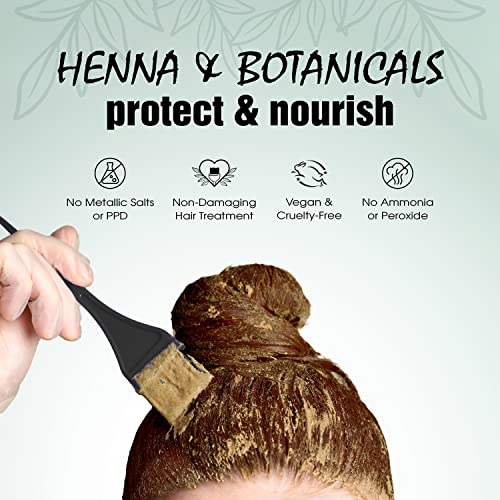 Light Mountain Henna Hair Color Medium Brown 3-Pack, 4 Oz Each