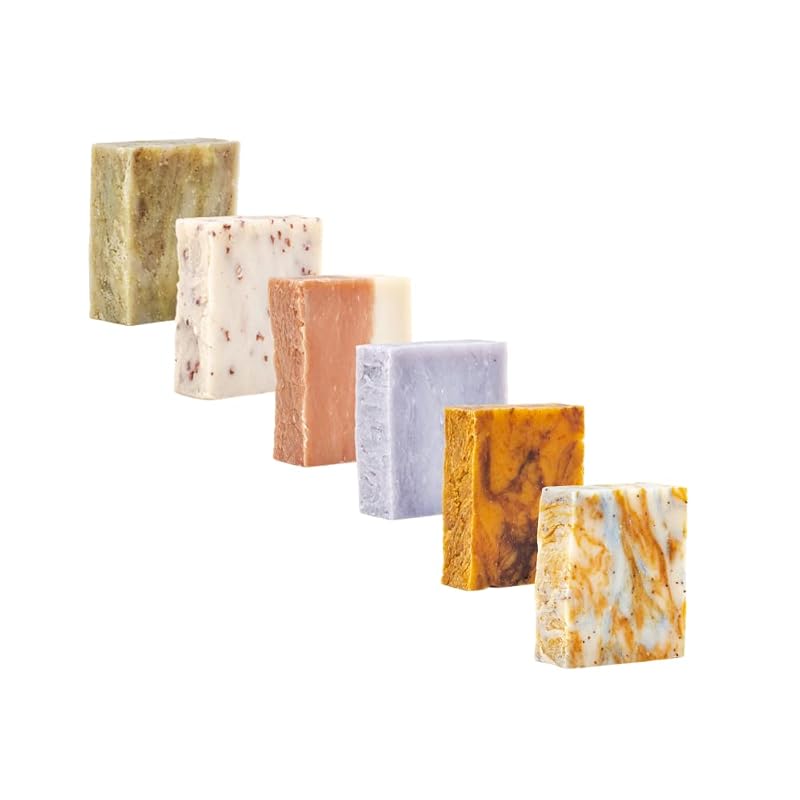 Original 6-Pack All-Natural Handmade Soap Bar for Men & Women – Cold Process, USA