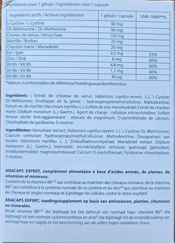 Ducray Anacaps Expert Recurrent Hair Loss Capsules - 90 Count