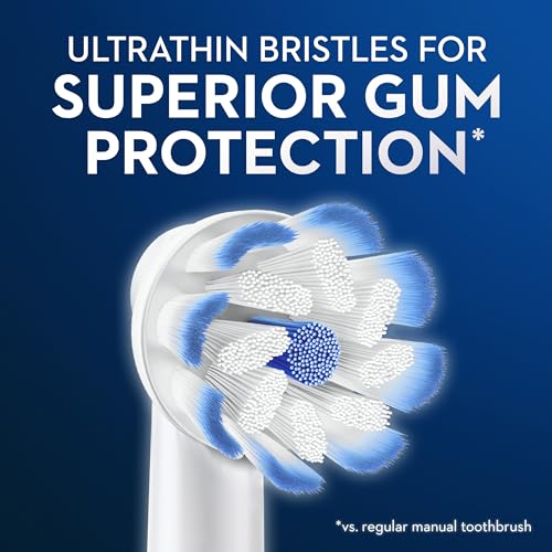 Oral-B Gum Care xFilament Replacement Heads - Soft Bristles for Sensitive Gums, Pack of 4
