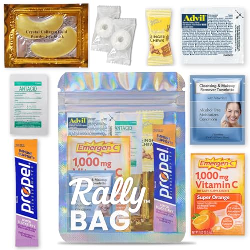 Real Vitamins 10 Pack Hangover Recovery Kits - Party Favors for Bachelorette, Weddings & Celebrations