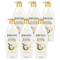 Jergens Shea Butter Hand and Body Lotion, Deep Conditioning Moisturizer, 3X More Radiant Skin, with Pure Shea Butter, Dermatologist Tested, 26.5 oz, 6 Pack