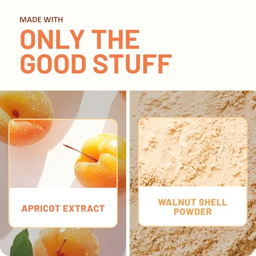 Facial Exfoliant Set - Apricot & Walnut Shells for Deep Skin Cleansing, 6 Oz – 5 Pack