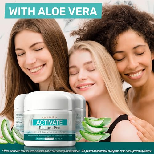 Ageless Skin Activate Restore Pro Anti-Aging Face & Eye Cream with Collagen & Ceramides