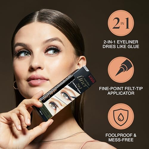 Physicians Formula Eye Booster, Lash-Enhancing 2-in-1 Eyeliner Serum, Dermatologist Approved, Hypoallergenic, Cruelty-Free & Vegan - Deep Brown