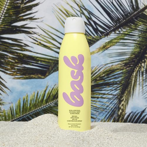 Bask SPF 50 Sunscreen Spray Non-Aerosol 5.5 oz - Broad Spectrum UVA/UVB, Reef-Friendly, Lightweight & Moisturizing (Variation of This Listing)
