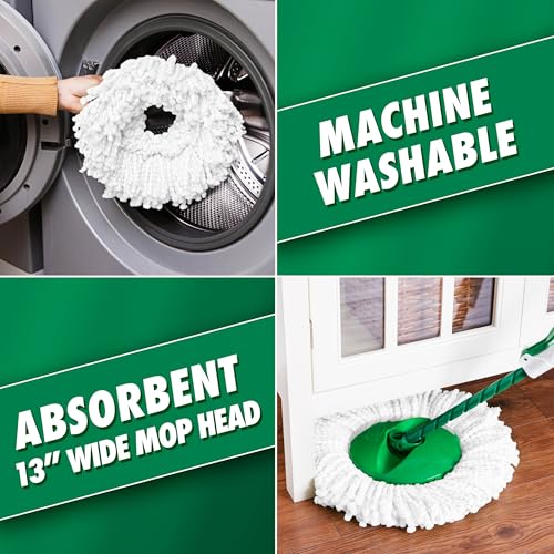 Libman Tornado Spin Mop System with Bucket & 3 Refills - Spin Mop Plus