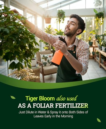 FoxFarm Tiger Bloom Liquid Plant Food 1 Gallon - Flower & Bud Fertilizer