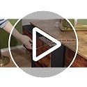 WLIVE Rustic Brown Dresser with 6 Fabric Drawers, 42.3" TV Console Storage