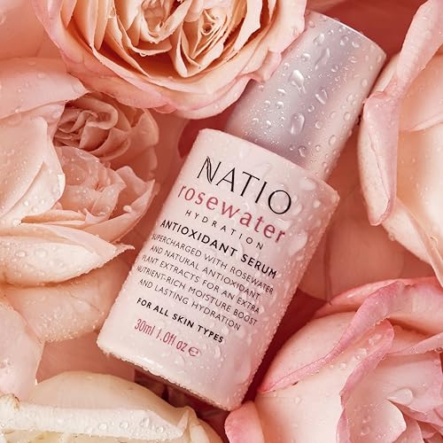 Rosewater Antioxidant Serum by Natio for Women - 1 oz Serum