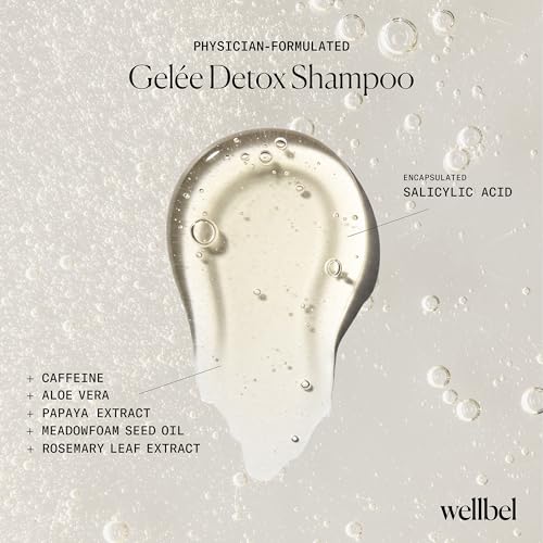 WELLBEL Gelée Detox Shampoo - pH-Balanced Scalp Exfoliating Hair Wash for Color-Treated Hair