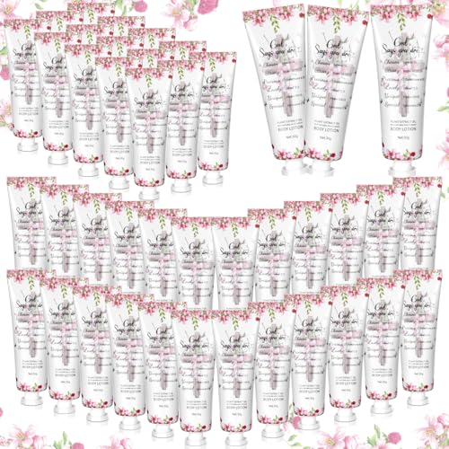 Christian Body Lotion Gift Set 48 Pcs Bible Verse Church Gift - Cherry Blossom Scent
