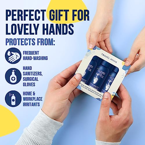 Gloves In A Bottle Shielding Lotion 3-Pack Travel Size Hand Moisturizer for Dry Skin