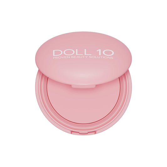 Doll 10 - Pink Power Pressed Setting Powder – Blurring Powder for Face – Brightening Powder – Compact Press Powder Makeup for Women – Vegan, Clean Beauty, Talc Free - Blurs Pores - 4 Month Supply