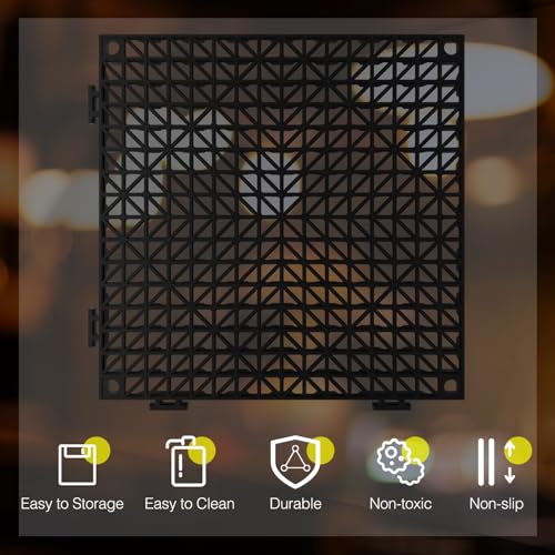 30 Pcs Interlocking Bar Mat 12x12 Inch Non-Slip Countertop Drying Mat - Variation 30